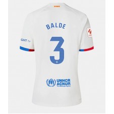 Barcelona Alejandro Balde #3 Bortedrakt Kvinner 2023-24 Kortermet